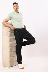 1006-2 Straight Fit Jeans Raw Wash Black