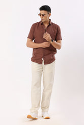 Linen Pants Straight Fit Cream