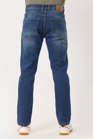 1001-1 Straight Fit Jeans Medium Blue