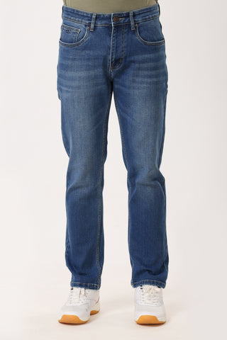1001-1 Straight Fit Jeans Medium Blue