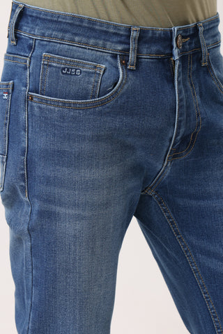 1001-1 Straight Fit Jeans Medium Blue