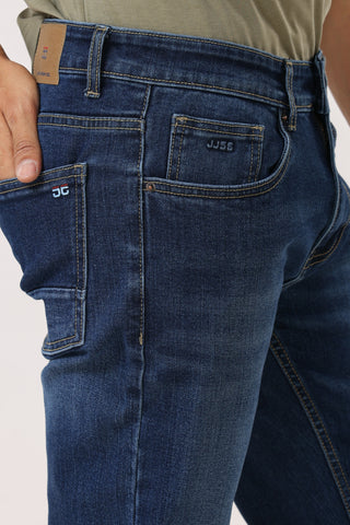 1001-2 Straight Fit Jeans Deep Blue
