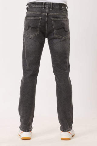 1002-1 Straight Fit Jeans Charcoal Grey
