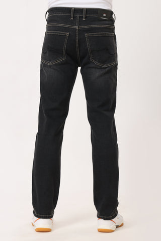 1002-2 Straight Fit Jeans Washed Black