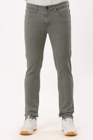 1004-3 Narrow Fit Jeans Sage Green