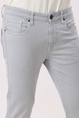 1004-1 Narrow Fit Jeans Light Grey