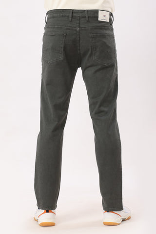 1005-3 Straight Fit Jeans Army Green
