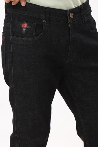 1006-2 Straight Fit Jeans Raw Wash Black