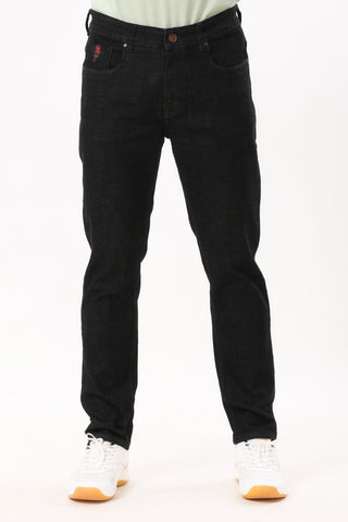 1006-2 Straight Fit Jeans Raw Wash Black