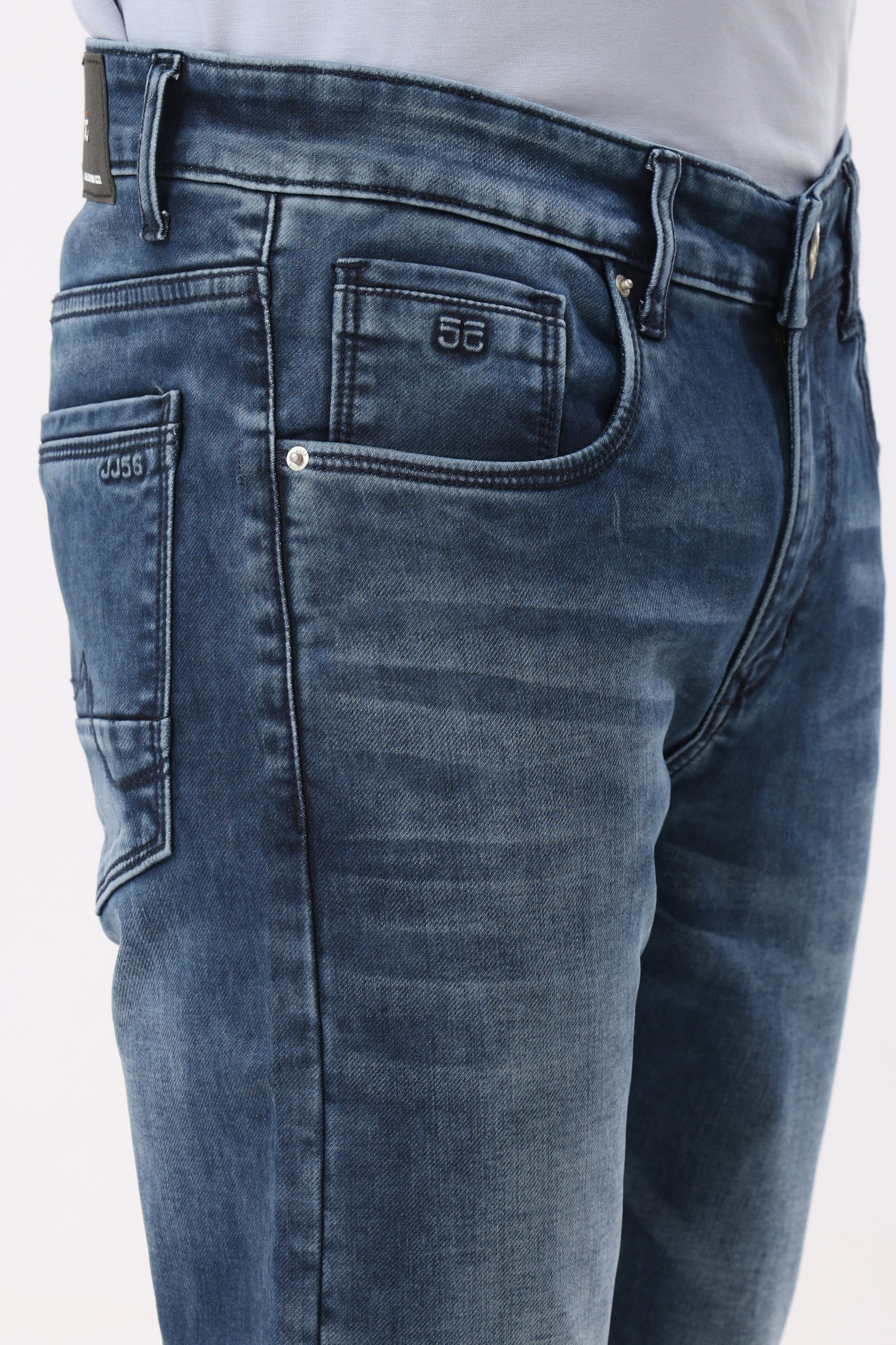 2001-1 Narrow Fit Jeans Mid Wash Blue