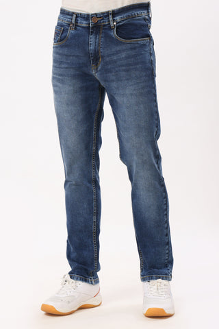 2007-1 Straight Fit Jeans Mid Blue