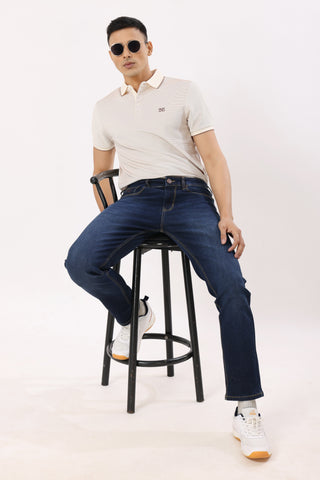 2007-2 Straight Fit Jeans Indigo Blue