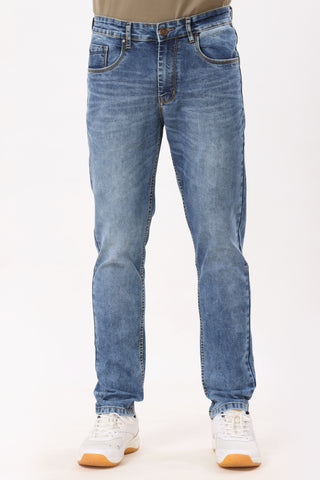 2009 Straight Fit Jeans Washed Blue