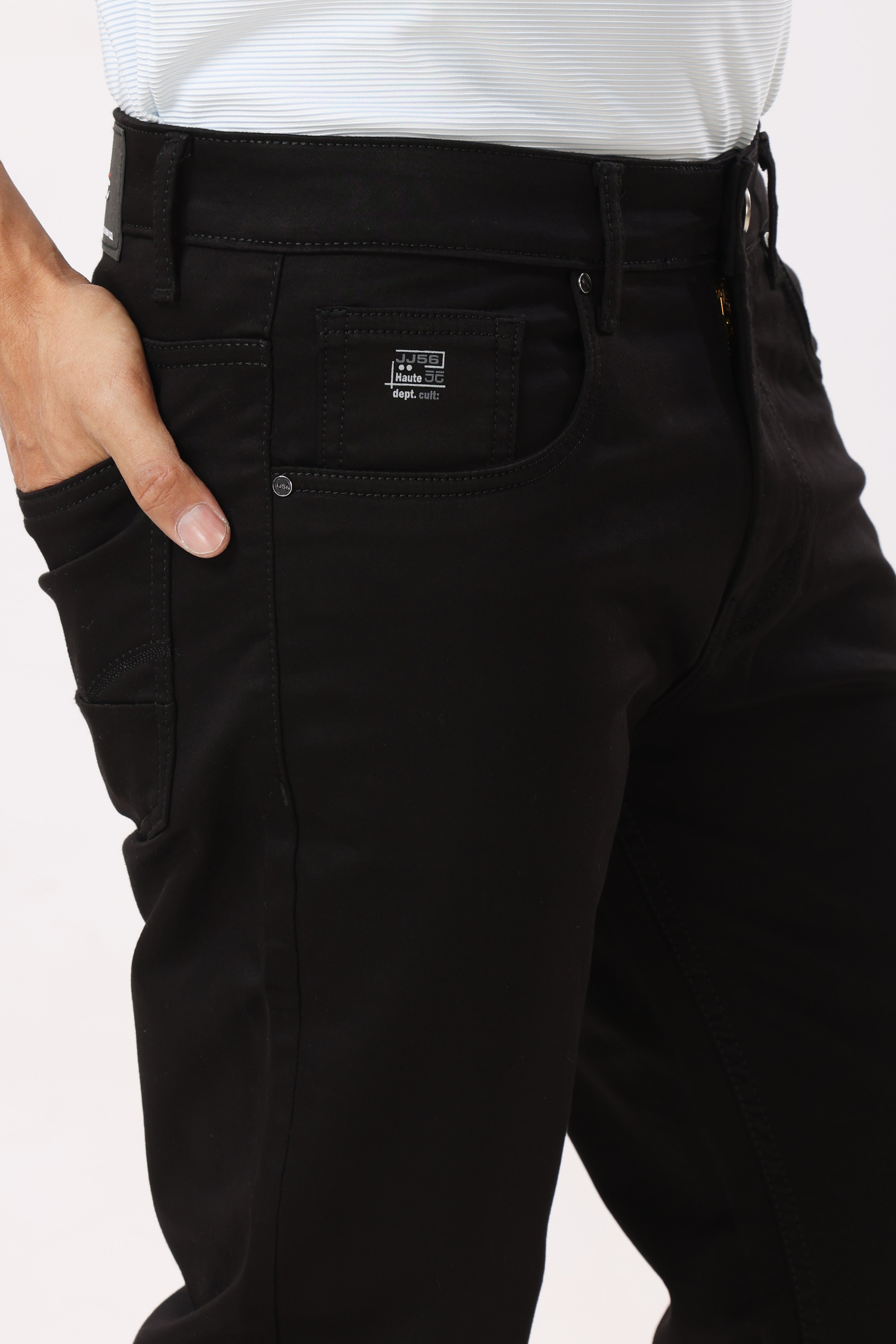 3001 Straight Fit Jeans Jet Black