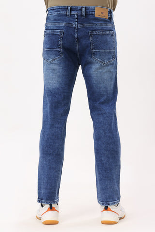 3002-1 Straight Fit Jeans Acid Wash Blue