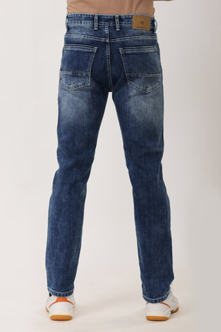 4001-1 Straight Fit Jeans Acid Blue
