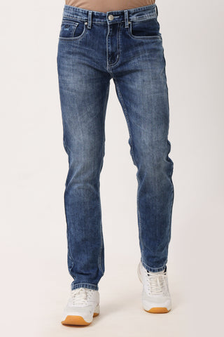 4001-1 Straight Fit Jeans Acid Blue