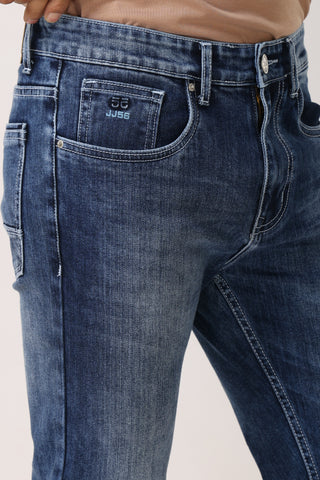 4001-1 Straight Fit Jeans Acid Blue