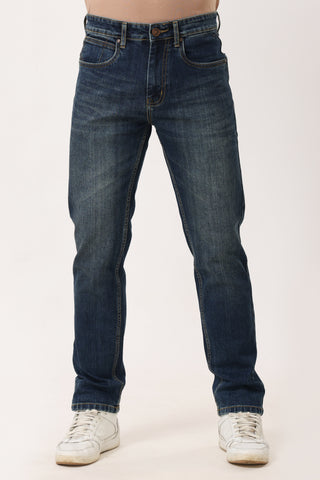 4002-2 Straight Fit Jeans Tinted Blue