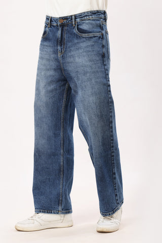 DB-2001 Baggy Fit Jeans Mid Blue