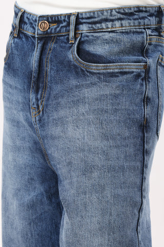DB-2001 Baggy Fit Jeans Mid Blue