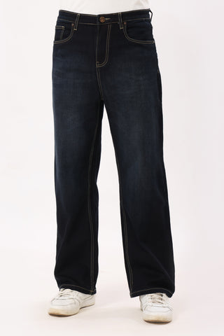 DB-3001 Baggy Fit Jeans Midnight Blue