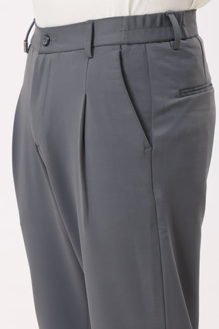 Baggy Fit Korean Pants Dark Grey