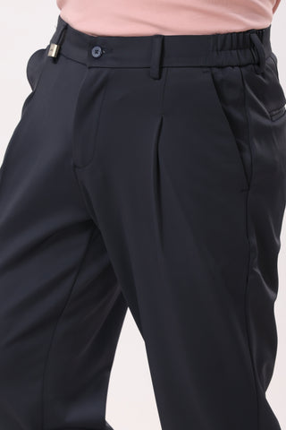 Baggy Fit Korean Pants Navy