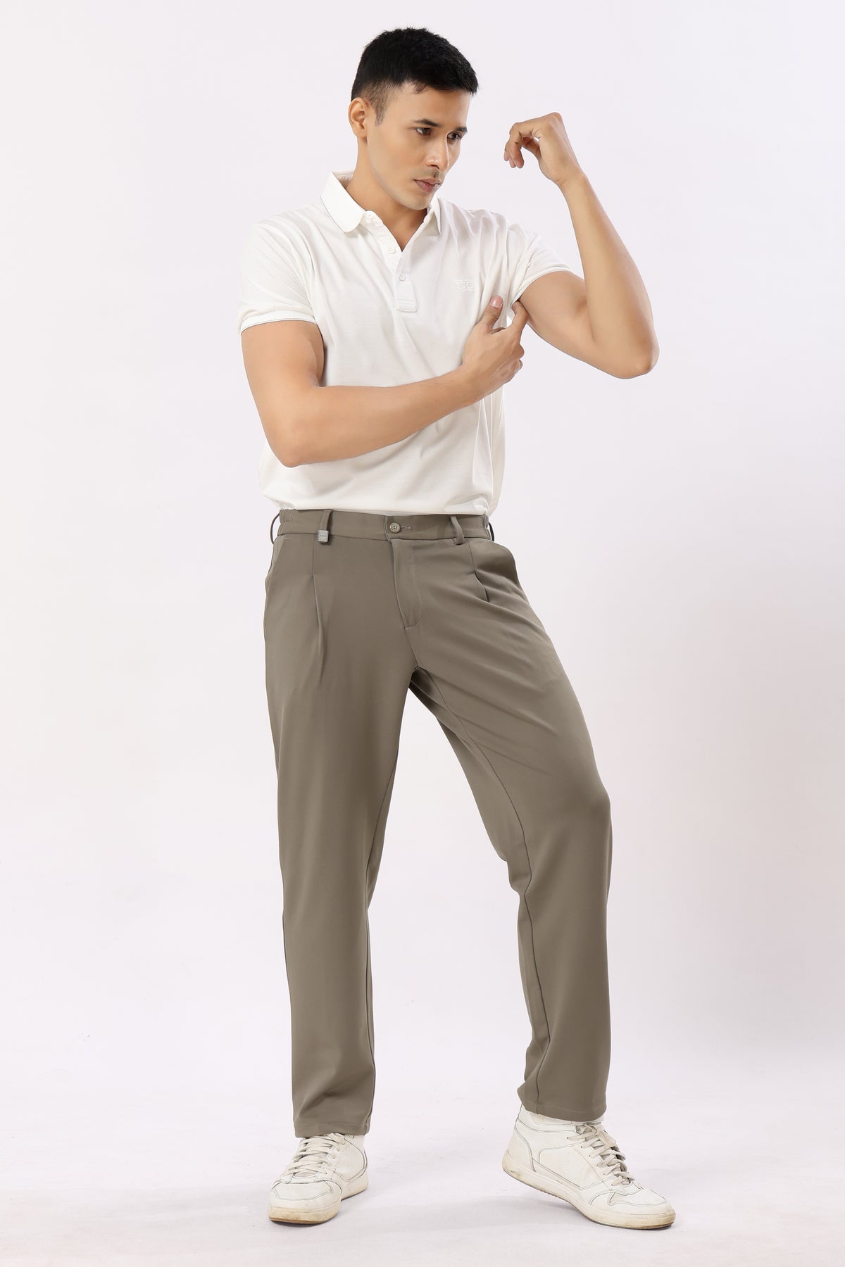 Baggy Fit Korean Pants Sand