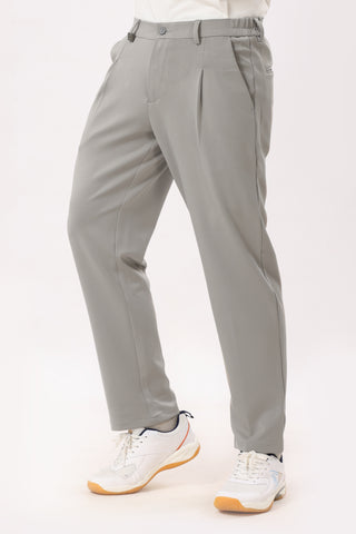 Baggy Fit Korean Pants Light Grey