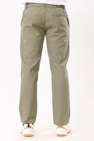 Linen Pants Straight Fit Pista Green