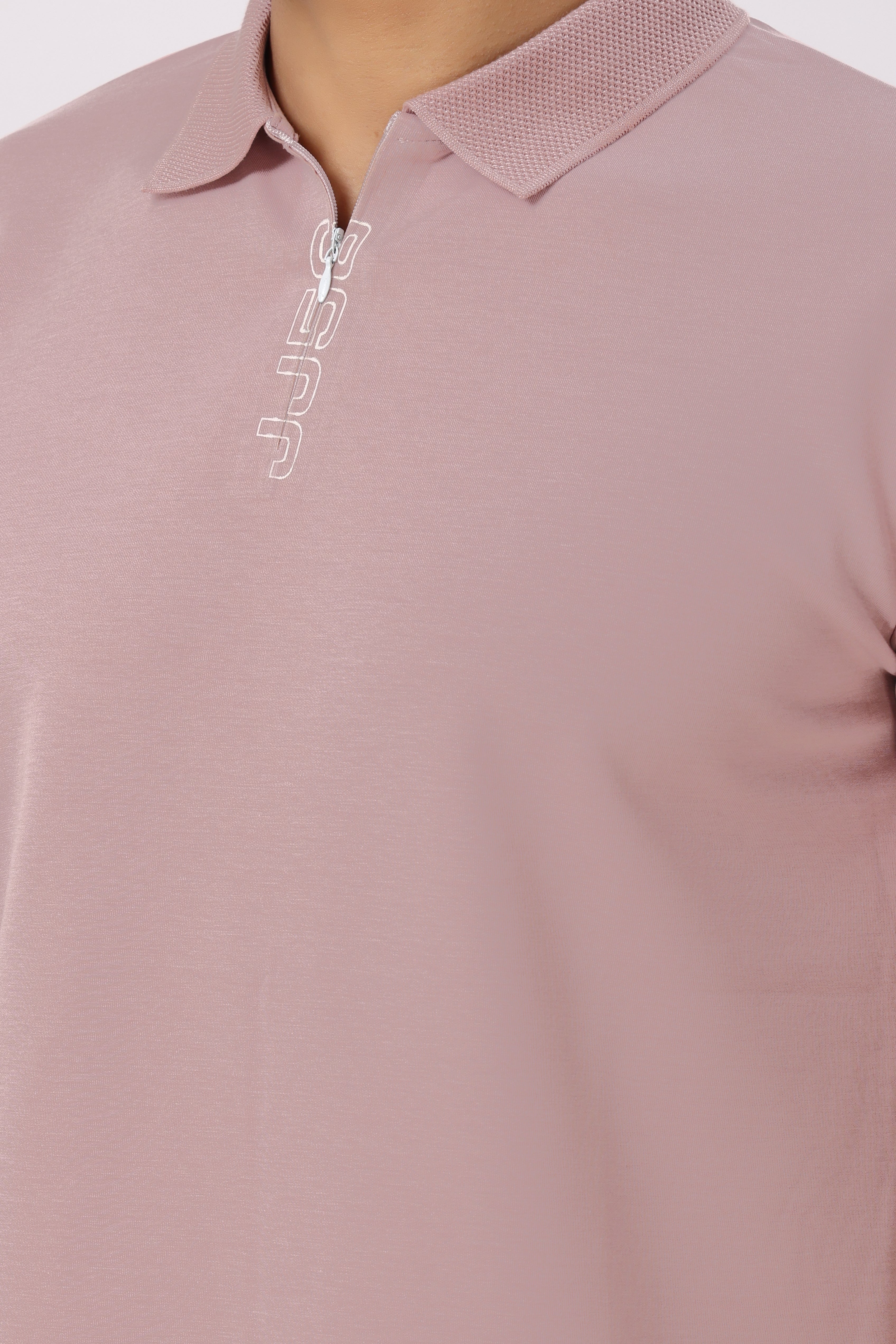3001-3 Stitchless Polo T-Shirt Pink