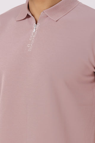 3001-3 Stitchless Polo T-Shirt Pink