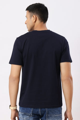 Hard Core Graphic T-Shirt Navy