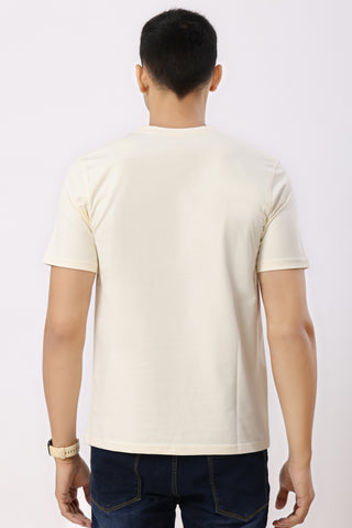 Hard Core Graphic T-Shirt Cream