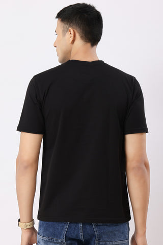 Rage Textured T-Shirt Black
