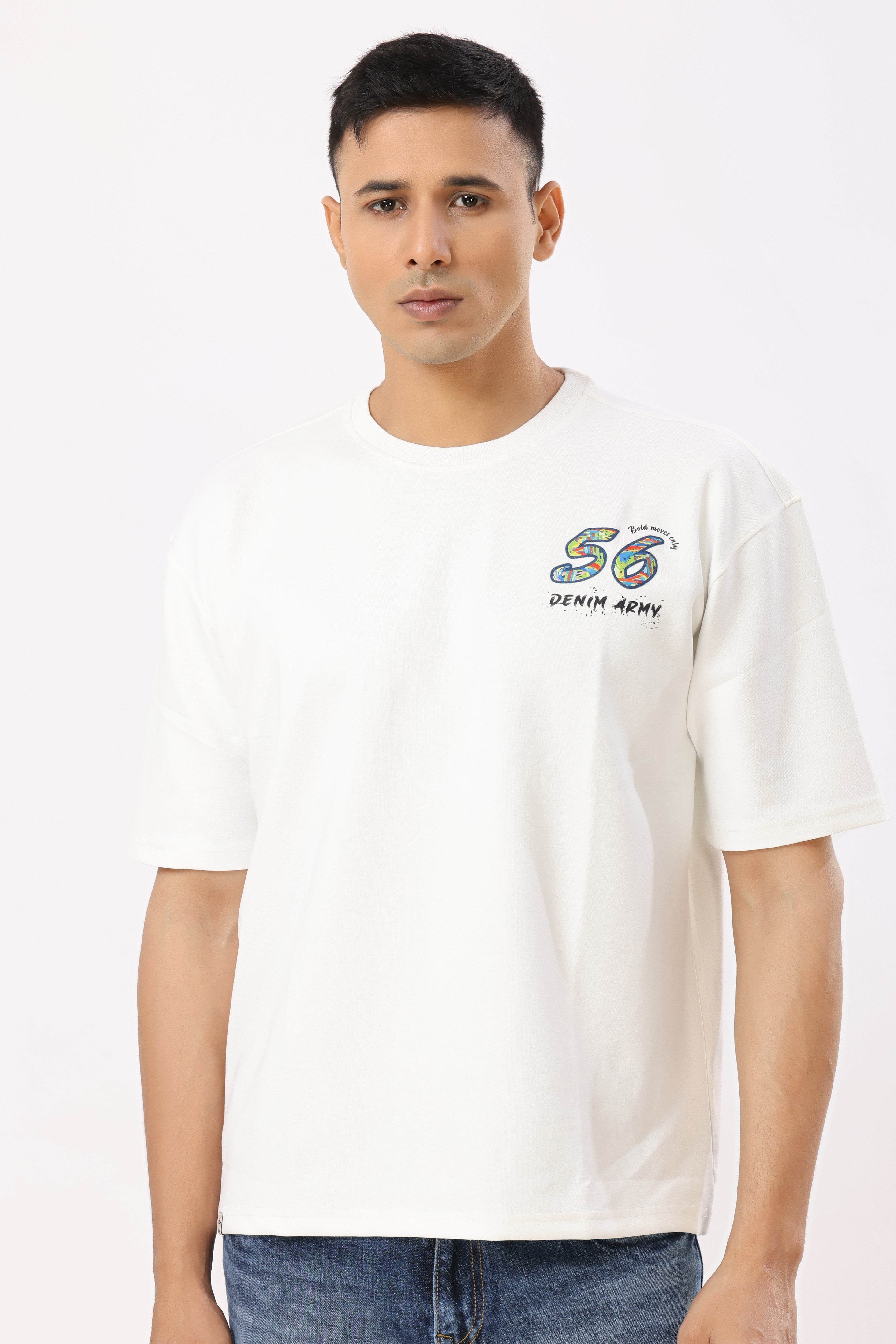 0802-1 Oversized T-Shirt 56 White