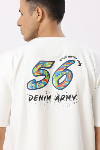 0802-1 Oversized T-Shirt 56 White